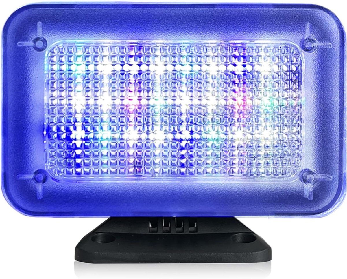 Tv Simulator - Nep Televisie Licht - Inbraakbeveiliging Thuis - 24 Willekeurige LEDs - Energiezuinig 2W - Zwart