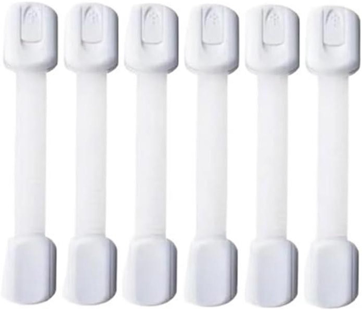 Veiligheidssloten - Onzichtbare sloten - Kasten beveiligen - Verborgen mechanisme - 50 Grams - Wit