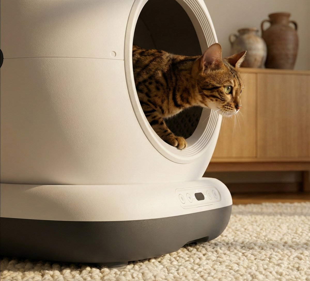 Zedar K1200 - Automatische Zelfreinigende Kattenbak met App
