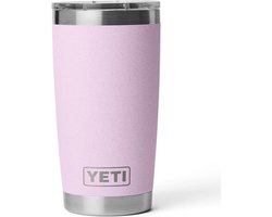 YETI Rambler 20 oz Stainless Steel Vacuum Insulated Tumbler met MagSlider Lid (Cherry Blossom) – Dubbelwandige RVS Thermobeker – Lekbestendige Drinkbeker voor Koffie, Thee & Koude Dranken – BPA-vrij
