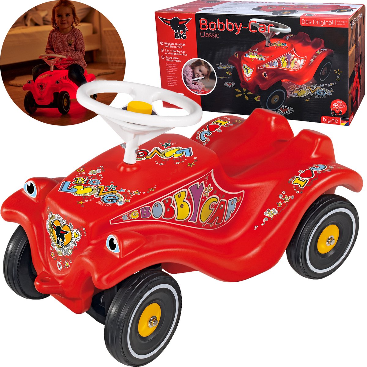 BIG - Bobby Car - Classic Lumi - Loopauto