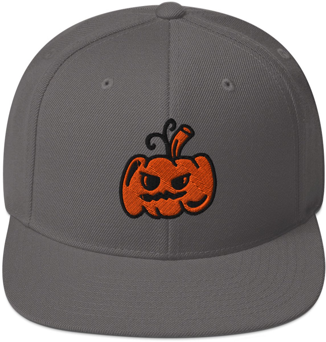 Captain's Cap: Pumpkin - Snapback - Pet grijs
