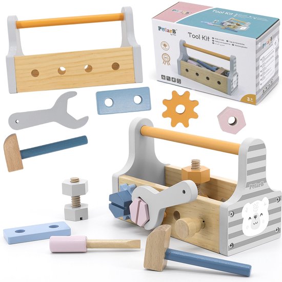 Boîte à outils en bois PolarB 44008