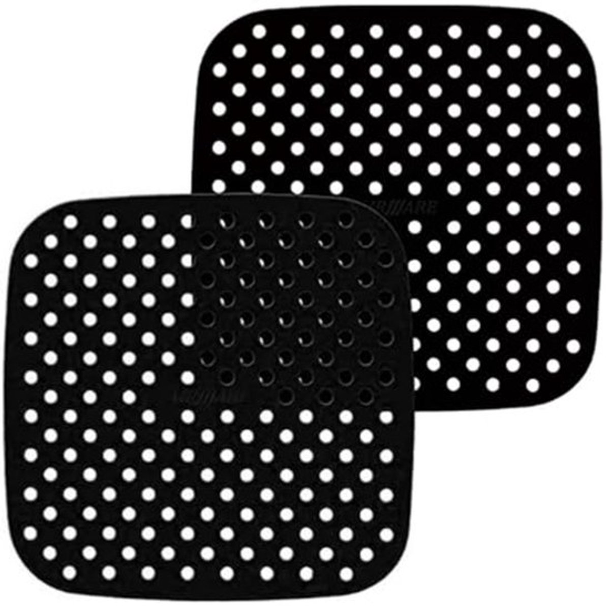 Vierkante Siliconen Luchtfriteuse Matten - Herbruikbaar en Anti-aanbak (Set van 2)