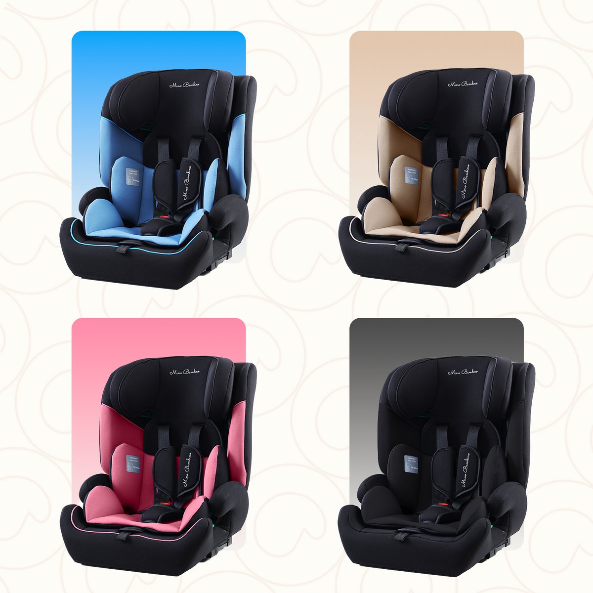 Mino Bambino i-Size Autostoel - Isofix - Roze thumbnail 4