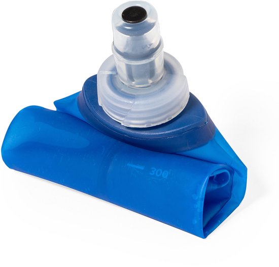 Opvouwbare Waterfles 500 ml BPA-vrij - Soft Flask Drinkfles voor Hardlopen, Wandelen, Festival & Sport - Blauw — afbeelding 3