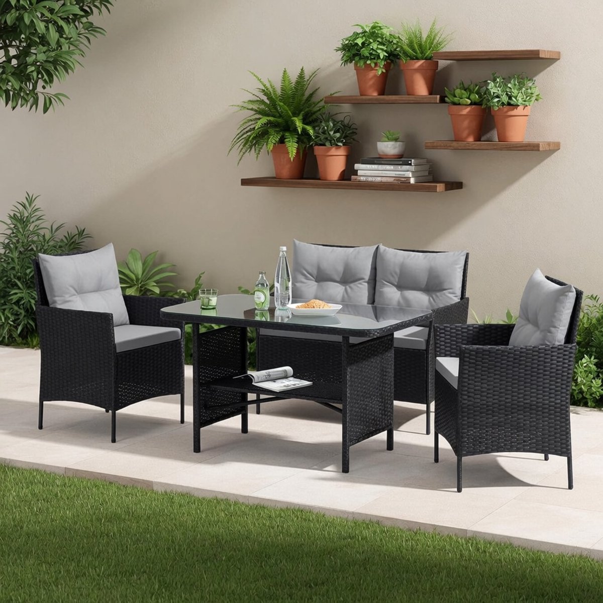 Luxe Bank – Zwart – Industrohome