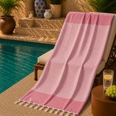 Serviette de bain Peshtemal Hürrem 100 % coton naturel Serviette turque Hammam Drap de plage