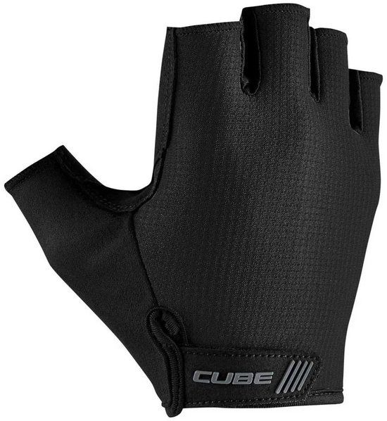 CUBE GLOVES NF ERGONOMICS GEL SHORT FINGER BLACK