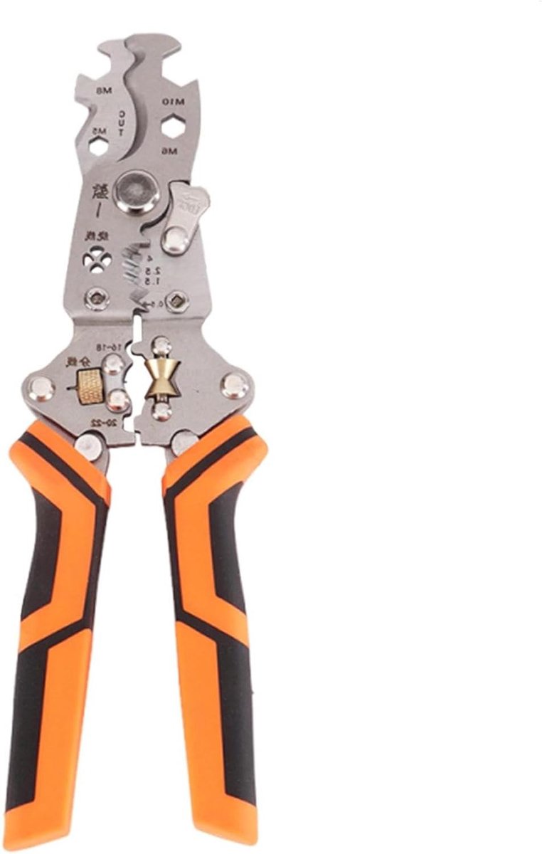 Draadstripgereedschap - Draadtang Striptang - Elektrisch Werk - Multifunctioneel Staal - 1 stuk - Zilver