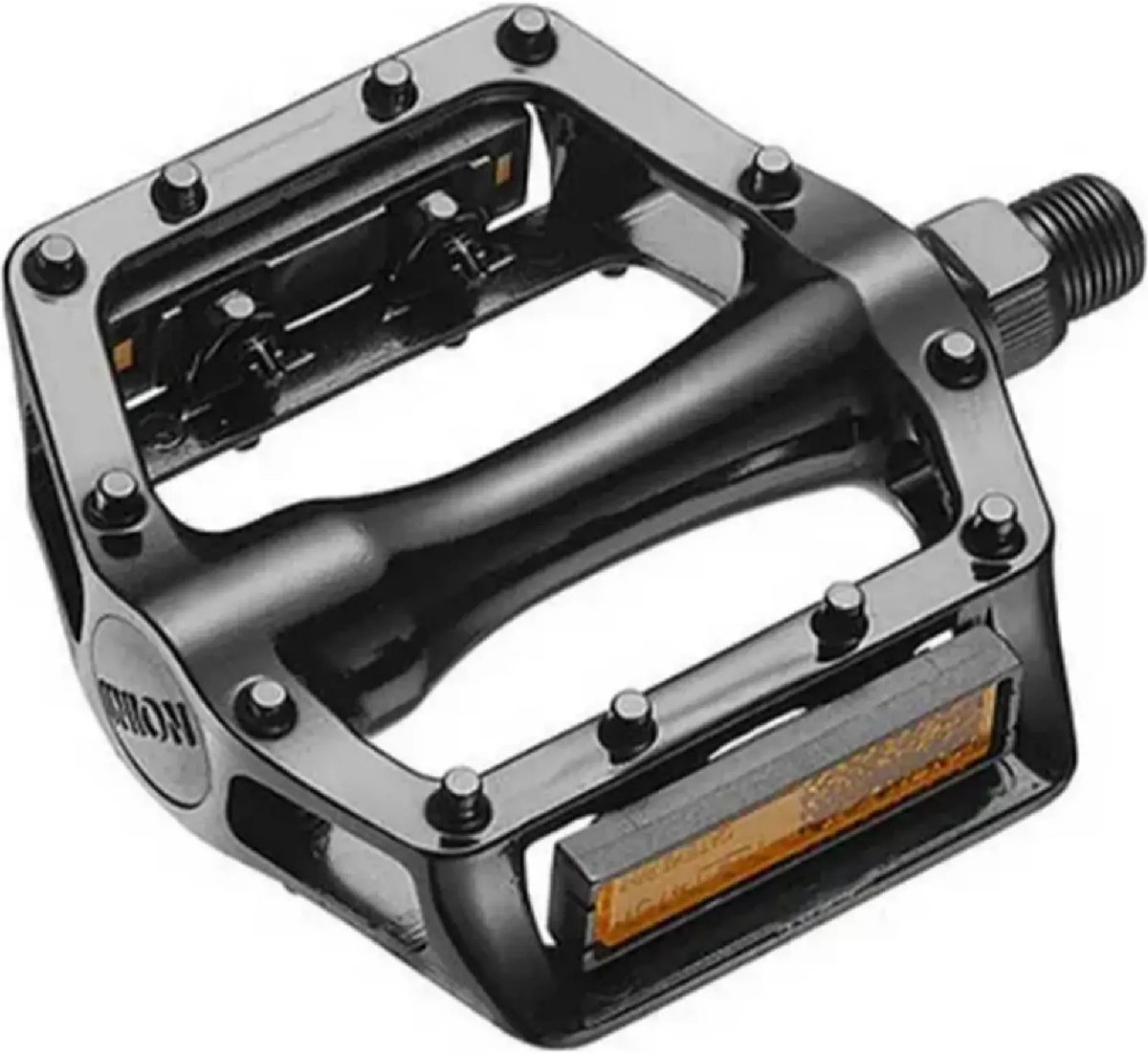Union BMX pedaal zwart 9/16 inch kunststof sportief model Sp-102 in winkelverpakking