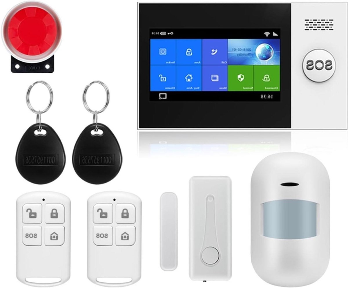 Alarmsysteem Huis - Beveiligingssysteem Alarm - Huisbeveiliging - Touchscreen Bediening - 229 x 127 x 127 cm - Wit