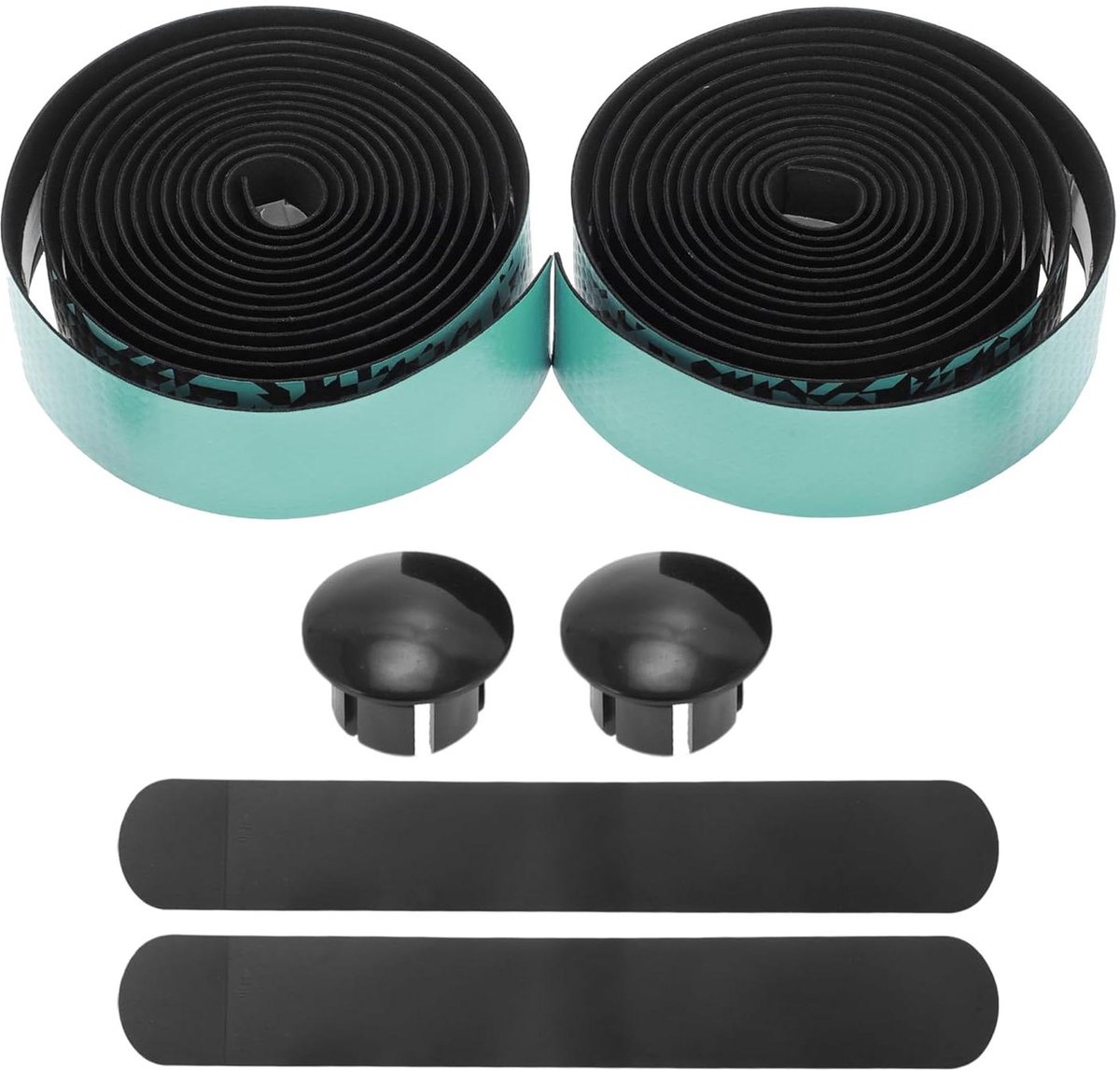 Fietsstuurbanden Set - Gripbanden Stuur - Comfortabel Fietsen - Antislip Schokabsorberend - 2 stuks - Zwart Groen