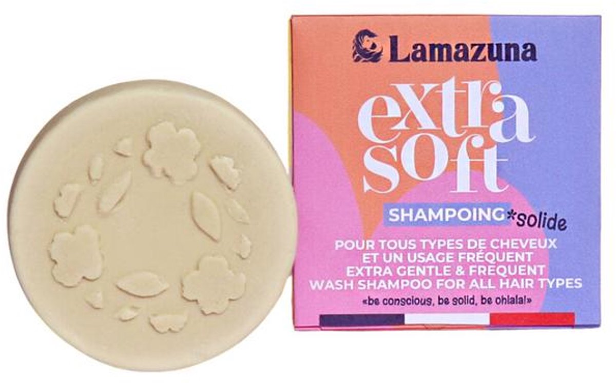 Lamazuna Shampoo bar all hair types extra soft 70 Gram