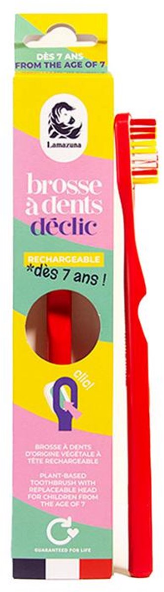 Lamazuna Toothbrush kids red 1 Stuks
