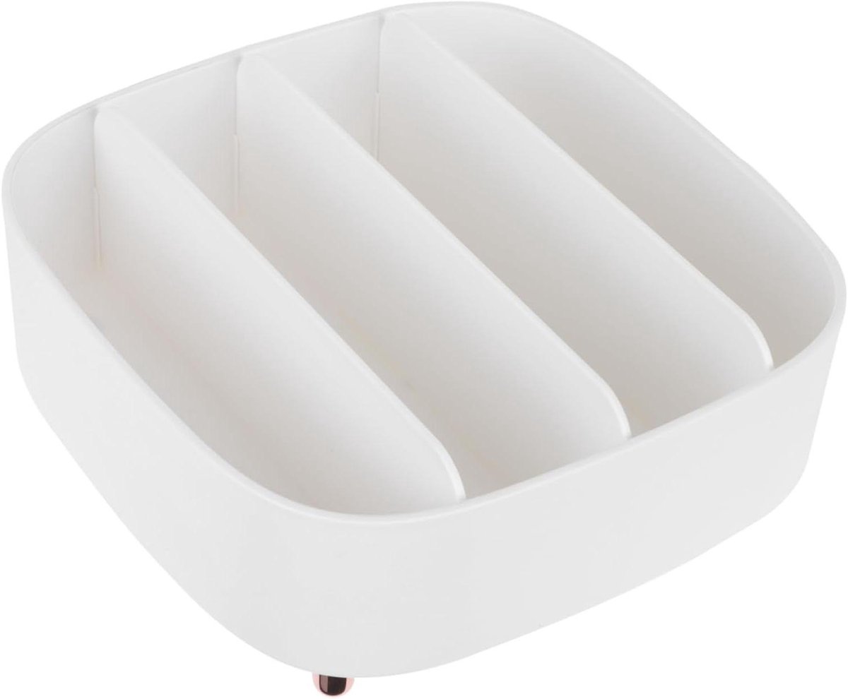 Cosmetische Lade Organizer - Make-up Opberger - Bureau Opruimen - Verdeelde Indelingsdoos - 20x20x9 cm - Wit