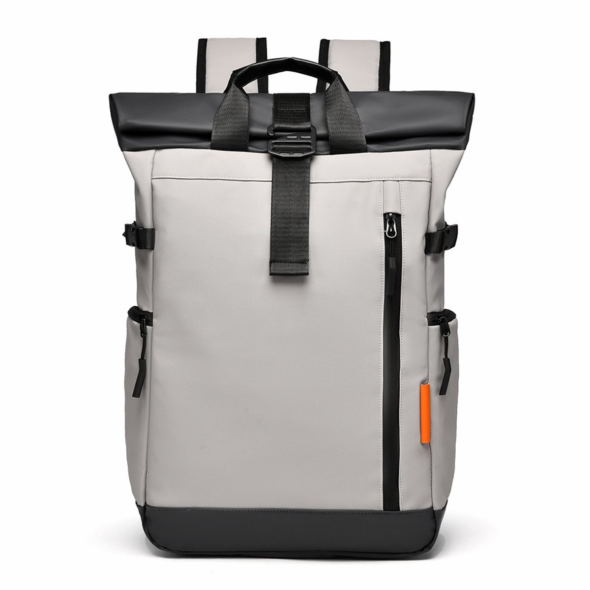 RollTop Rugzak 30L Heren Dames Multifunctionele - Laptop Rugzak - Groot Formaat Ontwerp - Voor Werkverkeer School en Reizen
