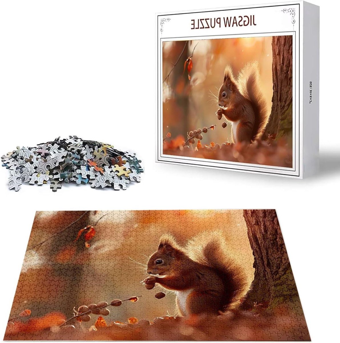 Houten Puzzel - Legpuzzel Volwassenen - Ontspanning Thuis - Genummerde Secties - 1500 Stukjes - Niet Gespecificeerd