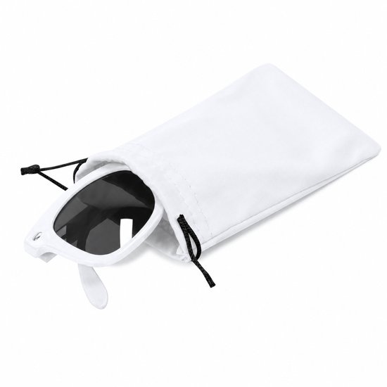Opvouwbare classic zonnebril - Met UV400 bescherming en brillenzakje - Festival zonnebril - Wit — afbeelding 3