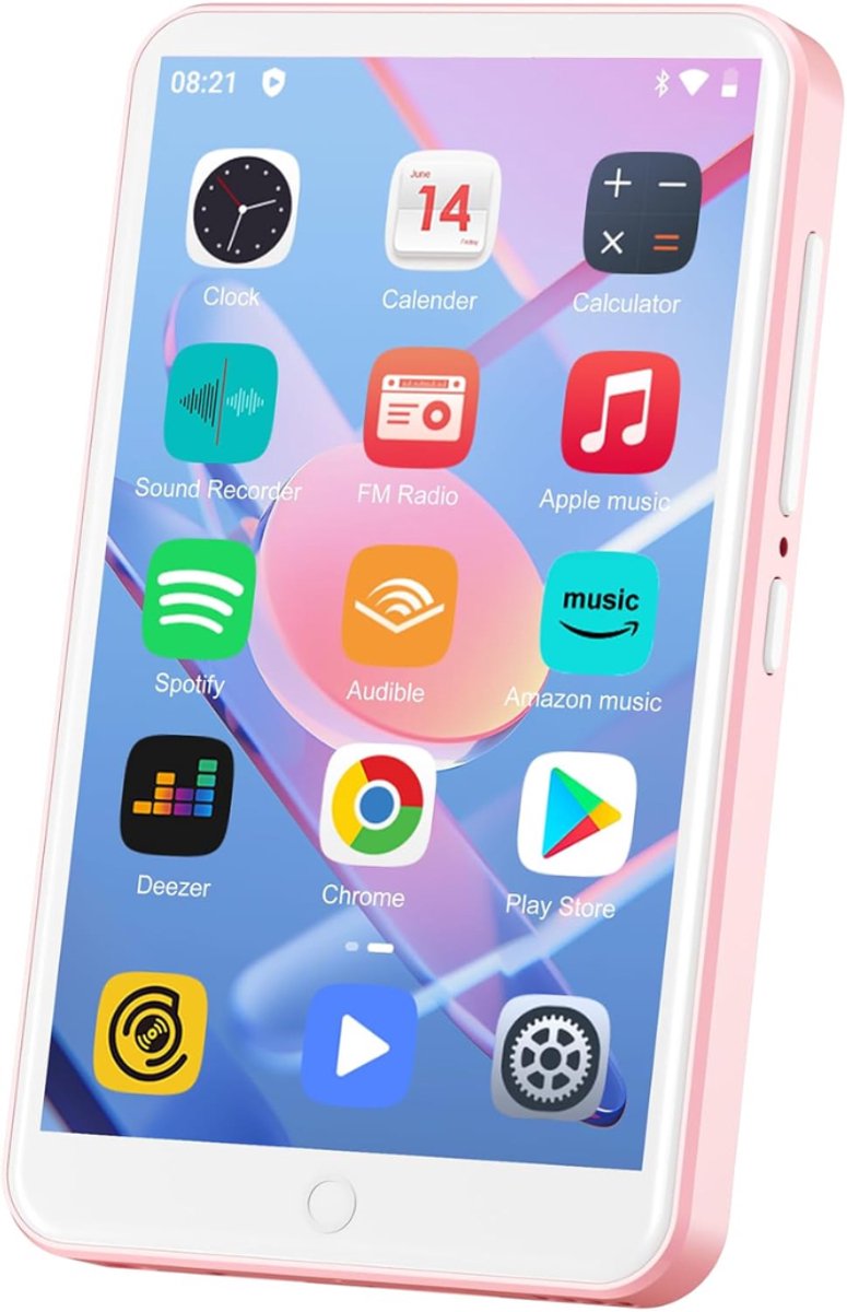 SNJY® MP3 Speler Bluetooth - MP4 Speler - Muziek Speler - Touchscreen - 80GB - Roze