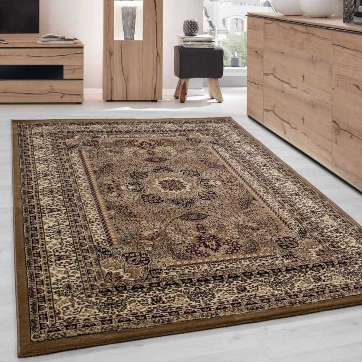 TapisTrend Oosters tapijt Beige 200x290 cm Marrakesh Oosterse Klassieke 0207
