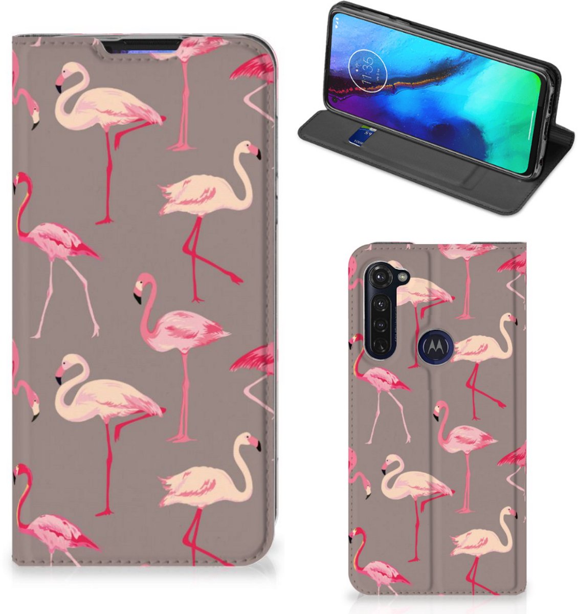 Motorola Moto G Pro Hoesje maken Flamingo