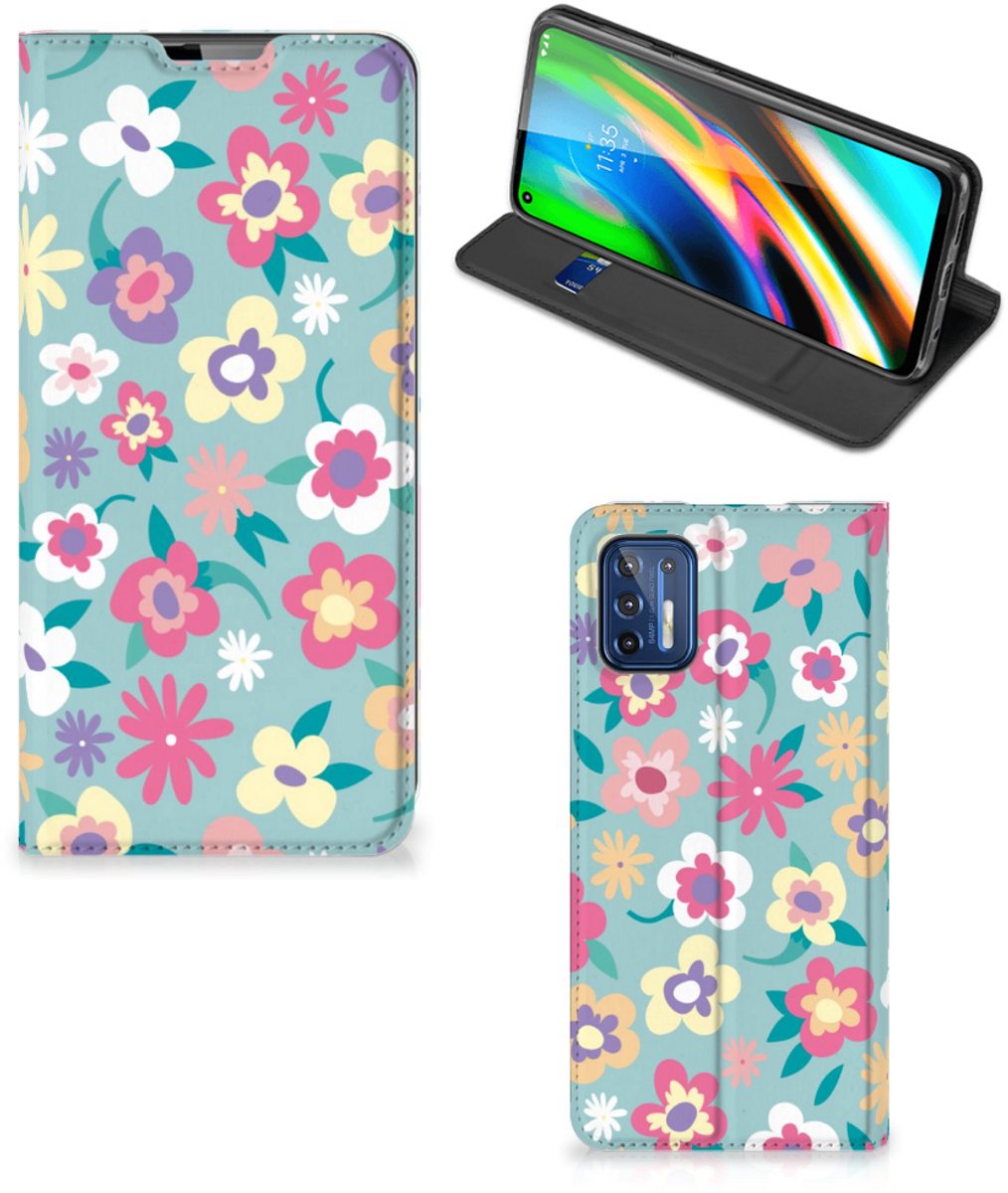 Motorola Moto G9 Plus Smart Cover Flower Power