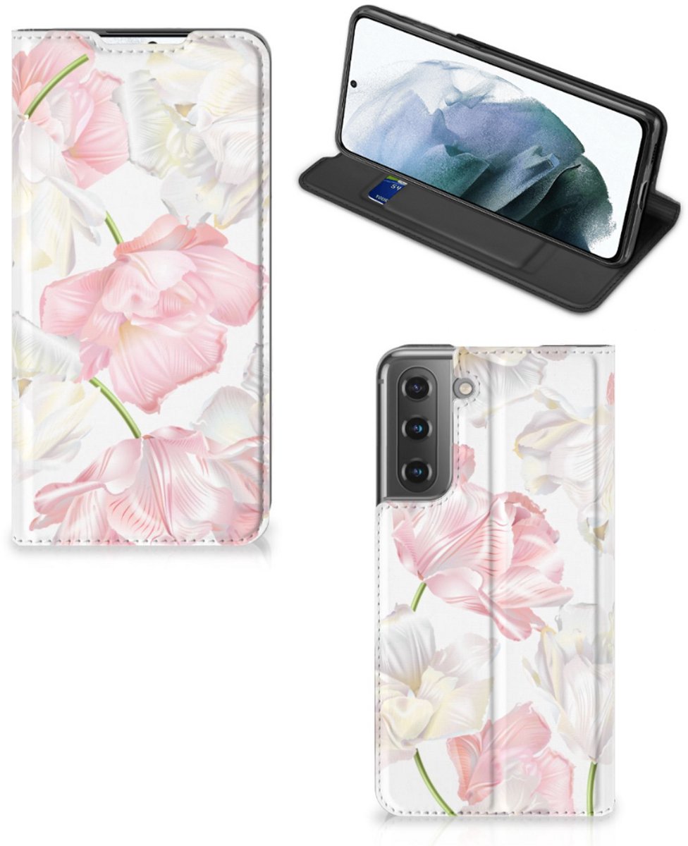 Samsung Galaxy S21 FE Smart Cover Lovely Flowers