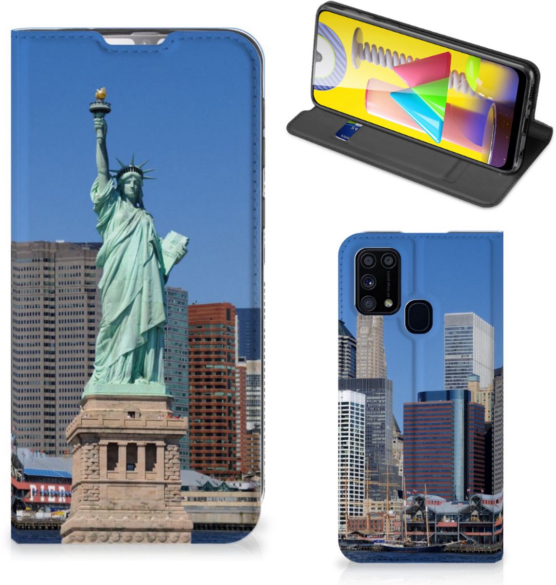 Samsung Galaxy M31 Book Cover Vrijheidsbeeld