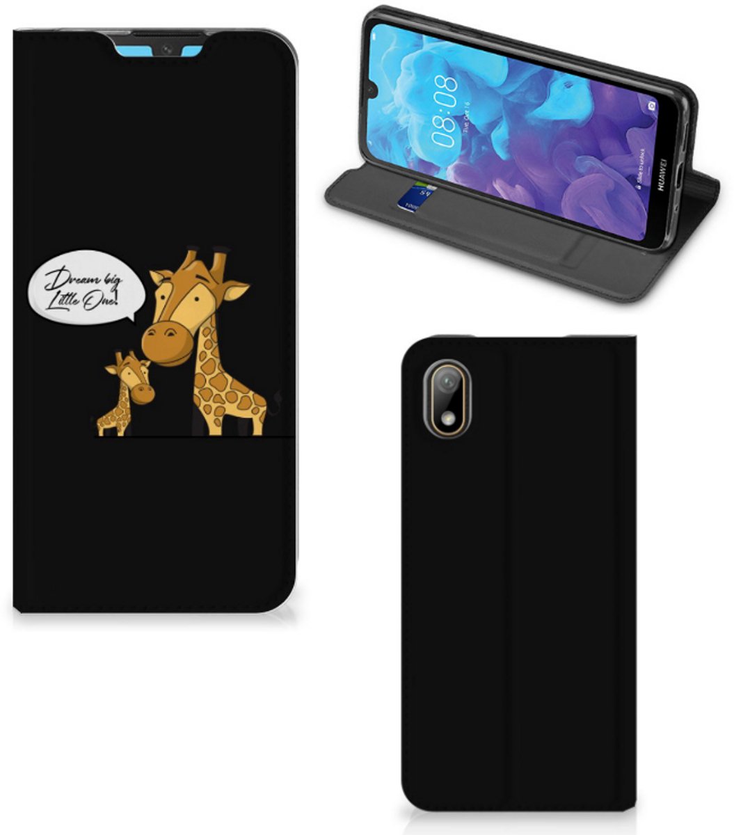 Huawei Y5 (2019) Magnet Case Giraffe