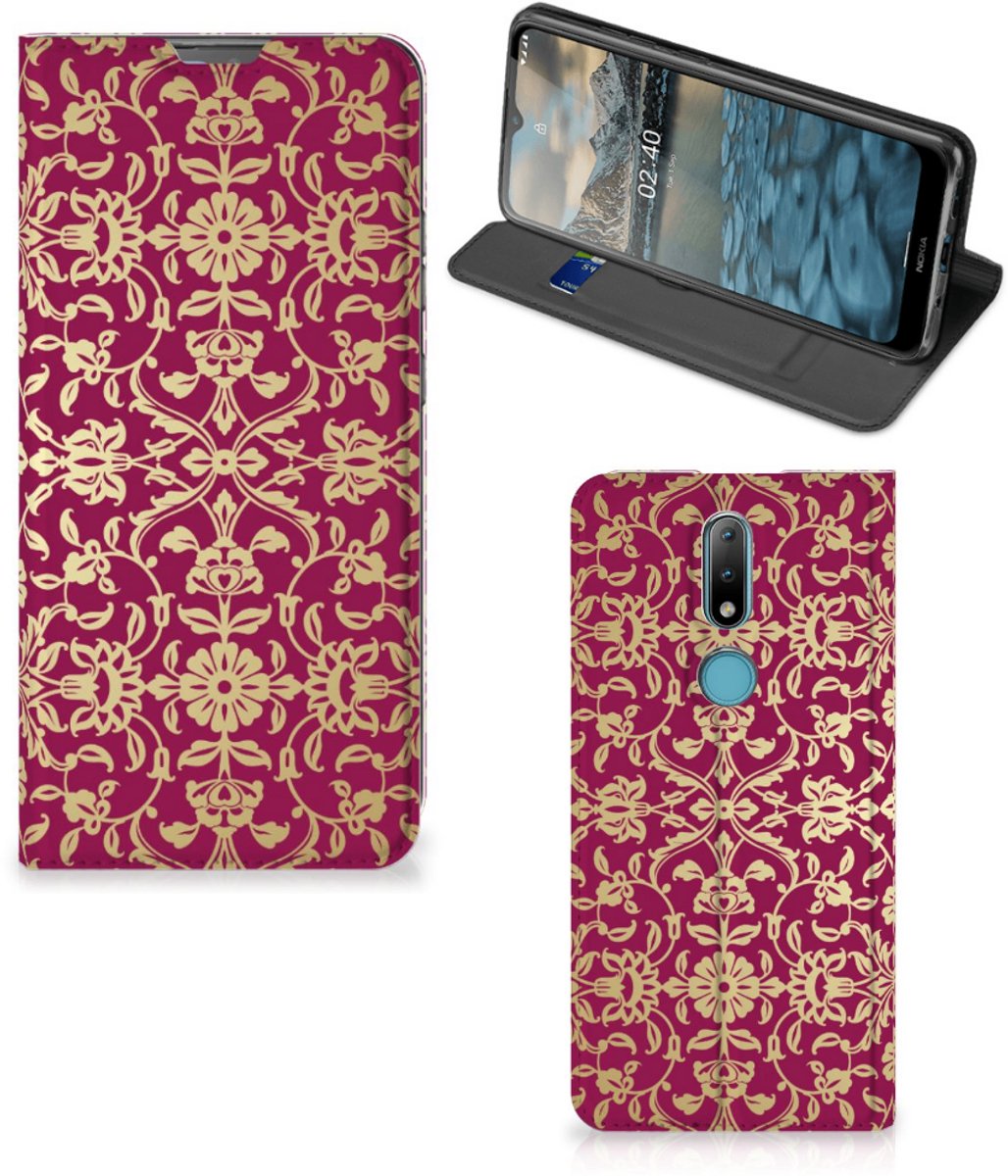 Telefoon Hoesje Nokia 2.4 Barok Pink
