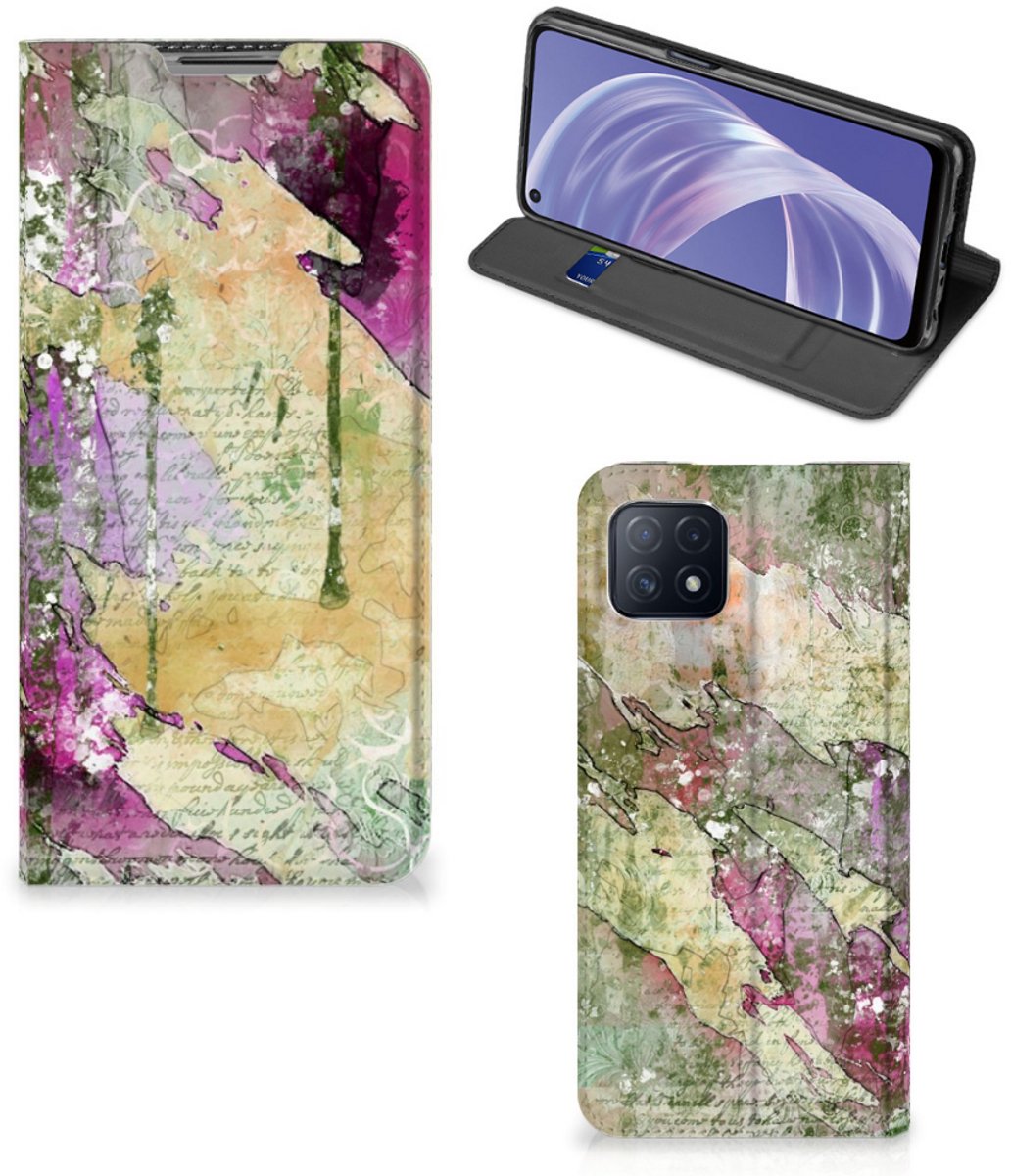 Bookcase OPPO A73 5G Letter Painting