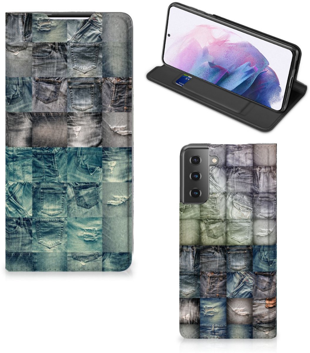 Hippe Standcase Samsung Galaxy S21 Plus Spijkerbroeken
