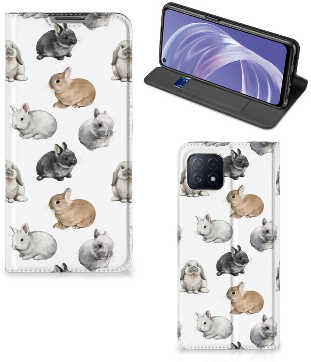 Hoesje maken voor OPPO A73 5G Konijntjes