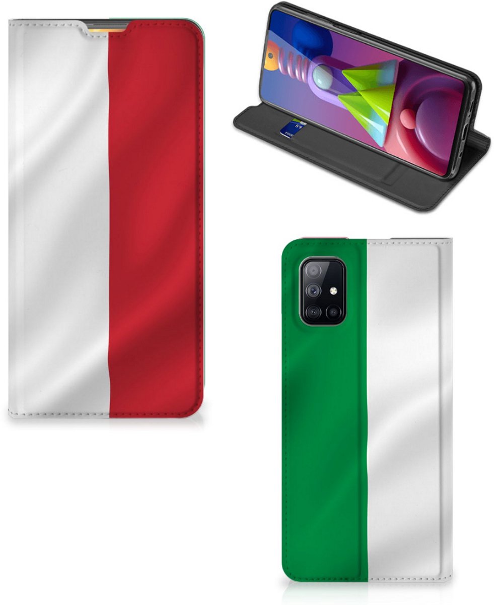 Book Case voor Samsung Galaxy M51 Standcase Italië