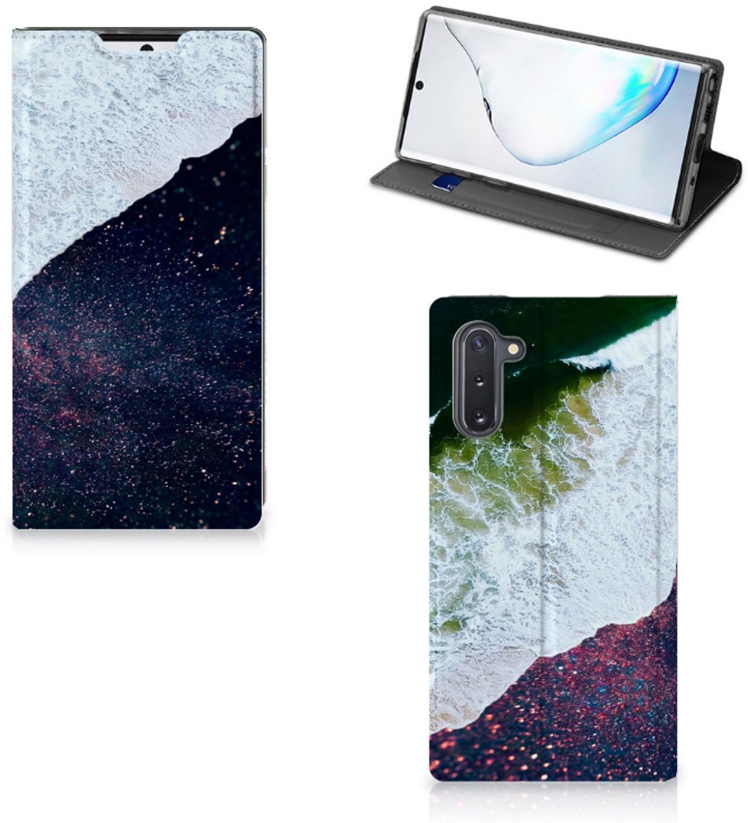 Samsung Galaxy Note 10 Stand Case Sea in Space