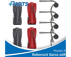 Roborock Saros 10R Borstels (6 Stuks, Plus.Parts® alternatief voor 8.02.0363)