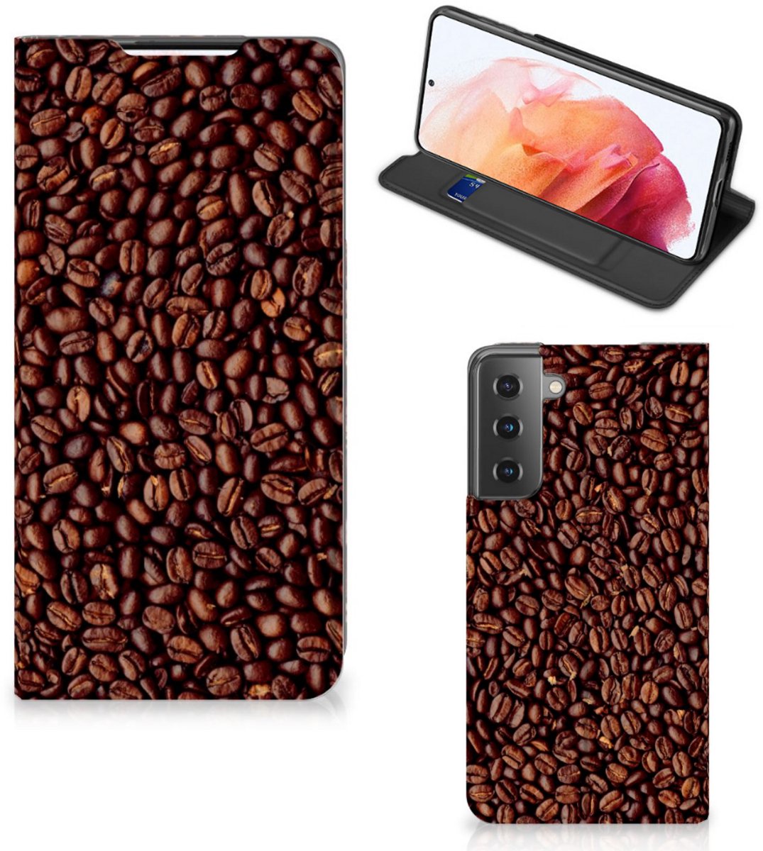 Samsung Galaxy S21 Flip Style Cover Koffiebonen