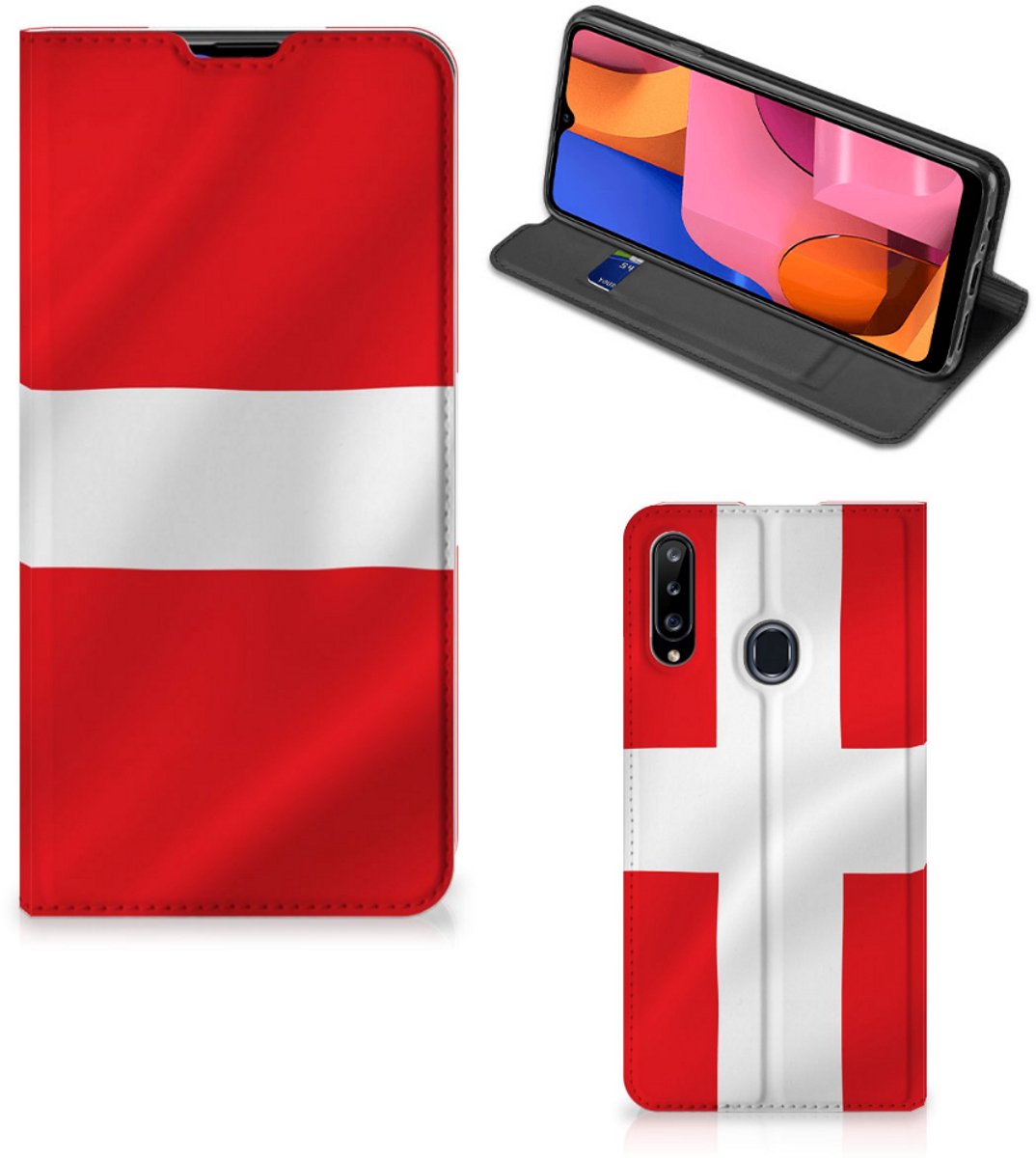 Samsung Galaxy A20s Standcase Denemarken