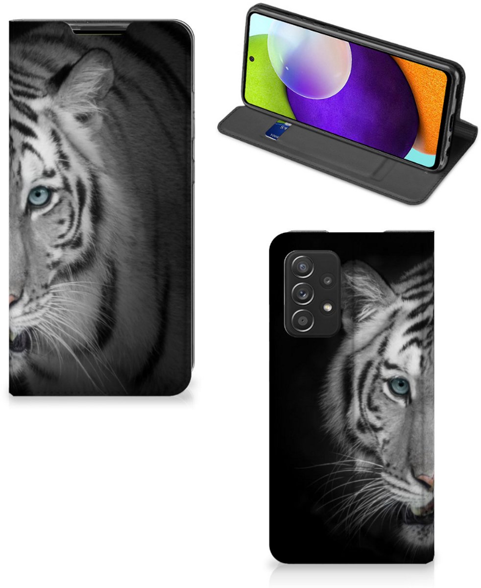 Book Case voor Samsung Galaxy A52 Hoesje maken Tijger