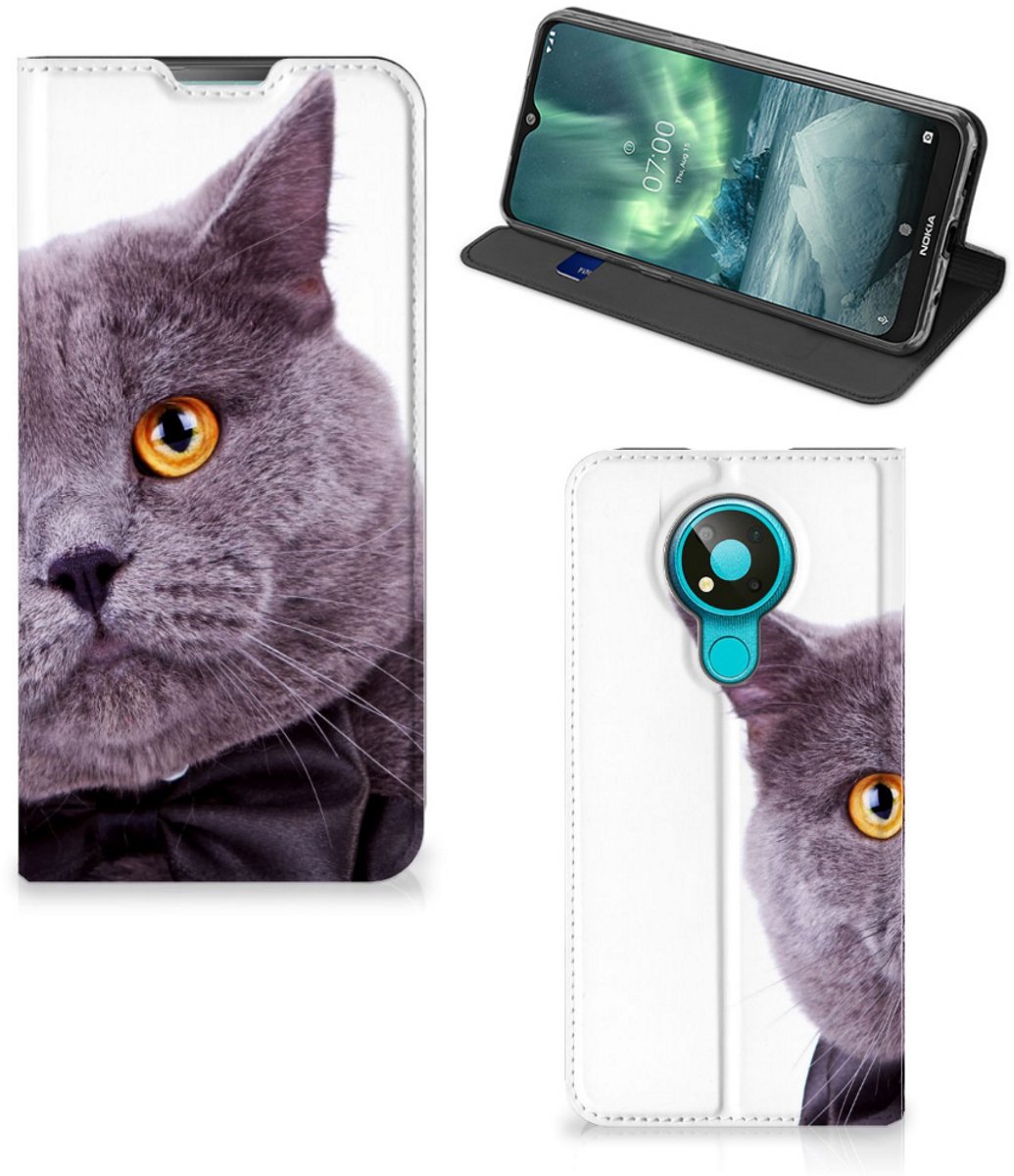 Nokia 3.4 Hoesje maken Kat