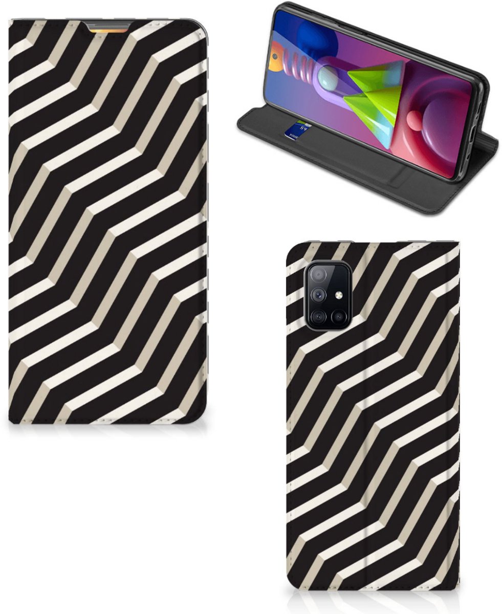 Standcase Hoesje voor Samsung Galaxy M51 Stand Case Illusion