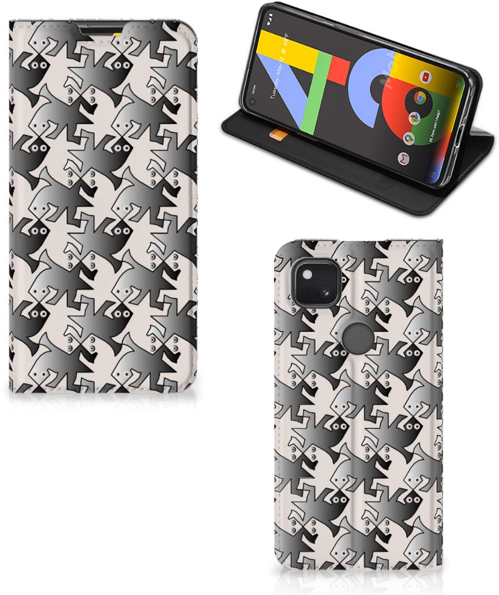 Google Pixel 4a Hoesje maken Salamander Grey