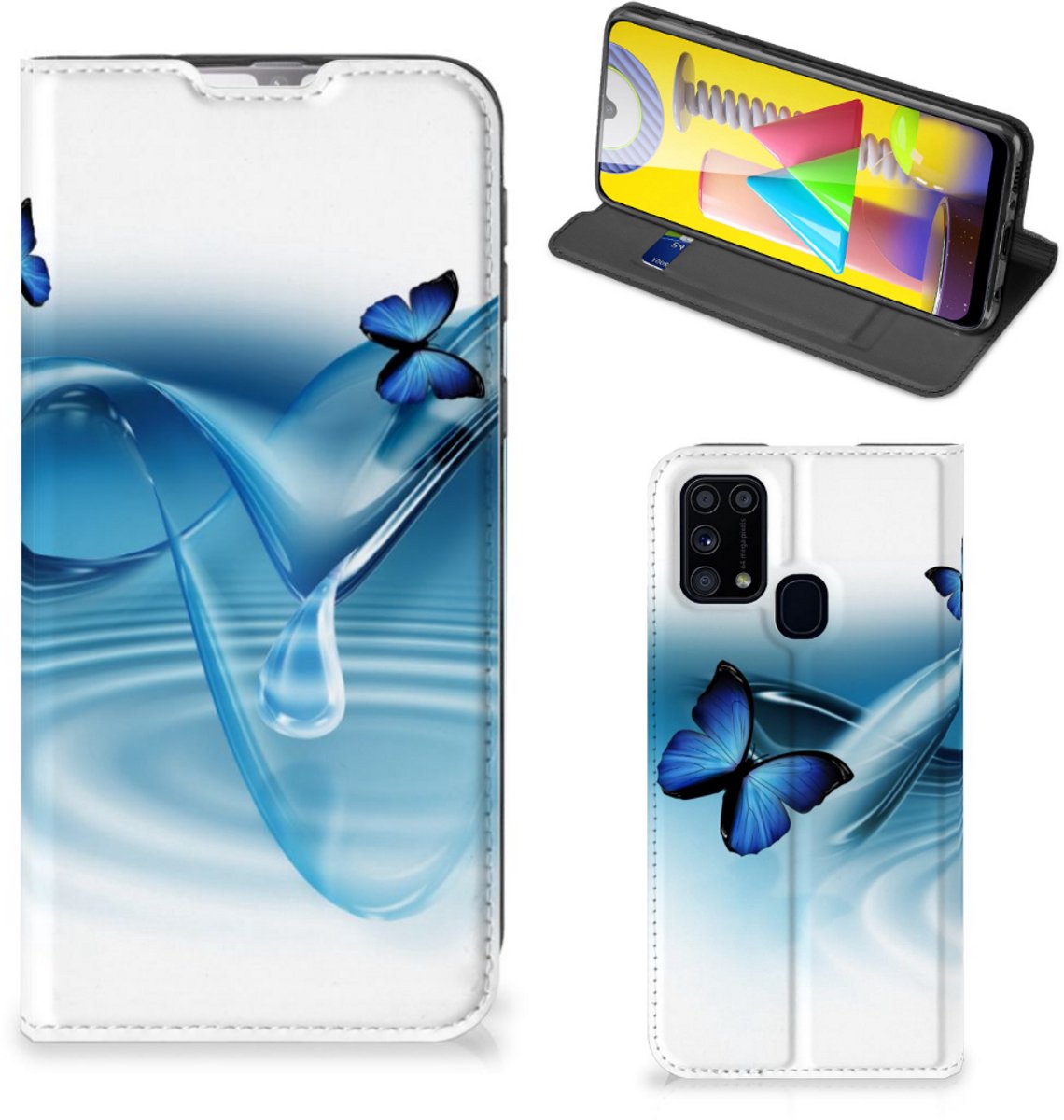 Samsung Galaxy M31 Hoesje maken Vlinders