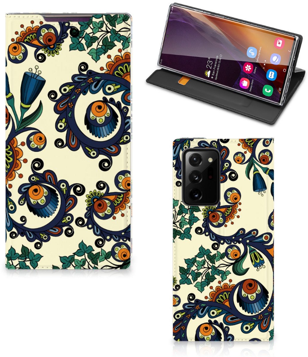 Telefoon Hoesje Samsung Galaxy Note 20 Ultra Barok Flower