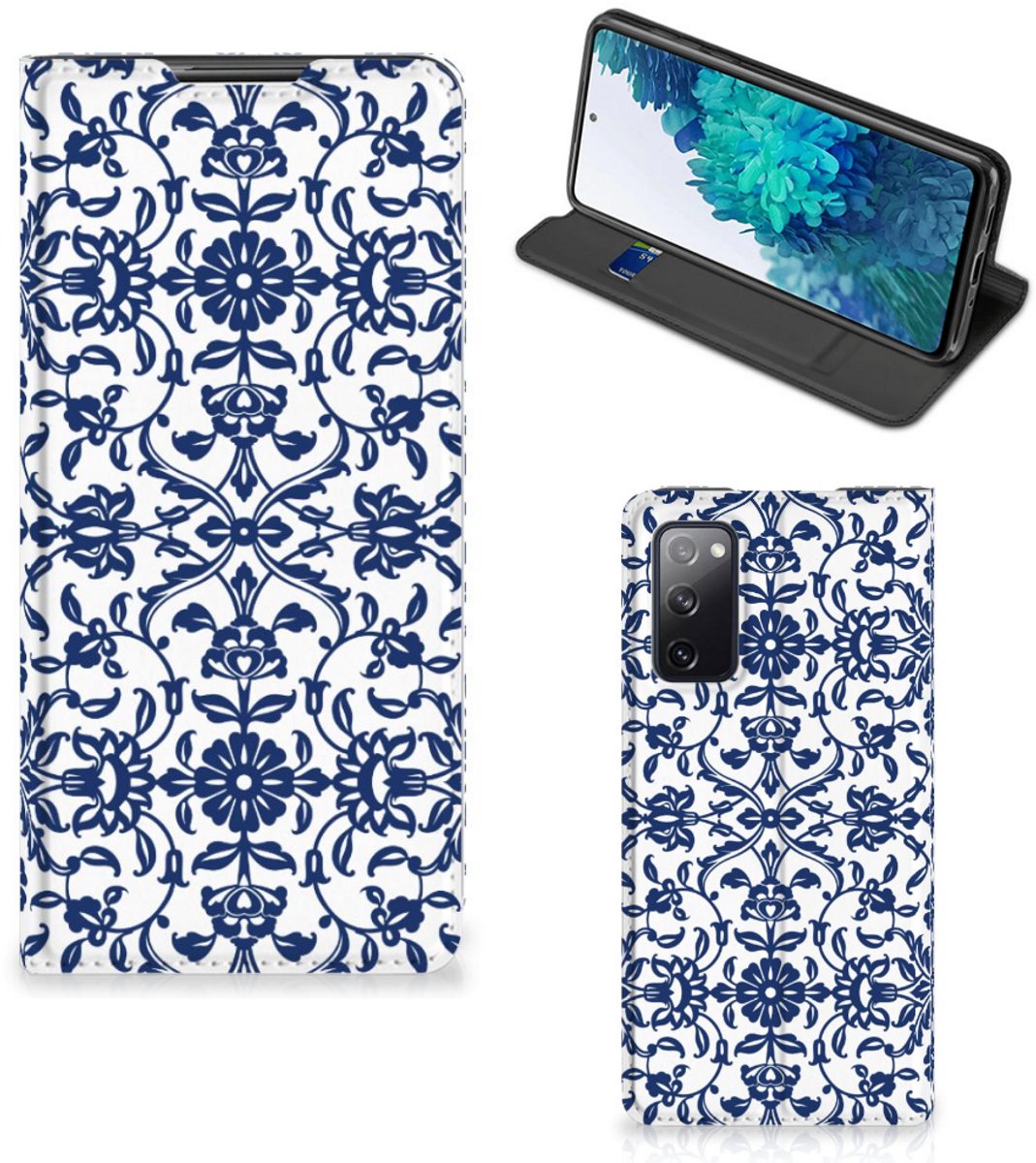 Samsung Galaxy S20 FE Smart Cover Flower Blue