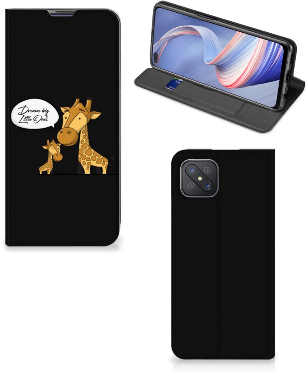 OPPO Reno4 Z 5G Magnet Case Giraffe