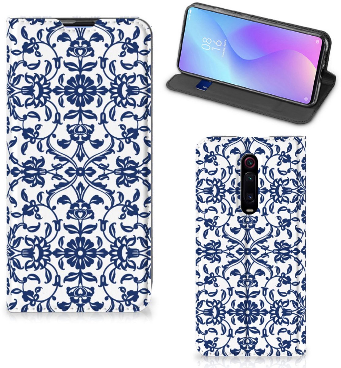 Xiaomi Mi 9T Pro Smart Cover Flower Blue