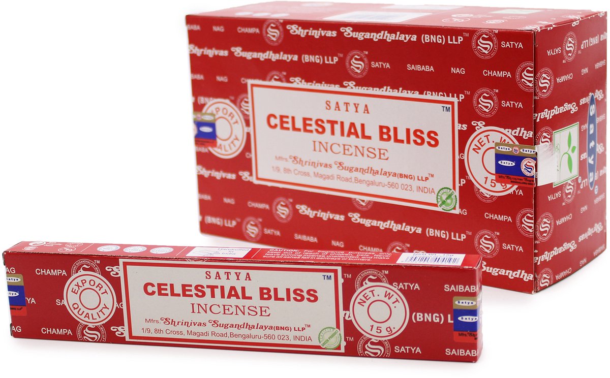 Ancient Wisdom Satya Wierook - Celestial Bliss - doos 12 pakjes van 15 gram