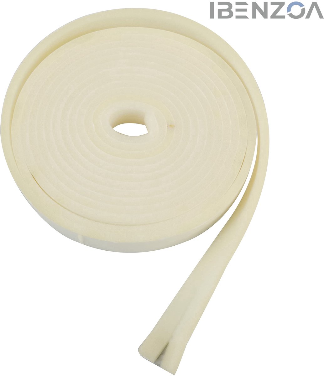 Dichtingsband - Zelfklevend - 12 x 6 mm - Wit